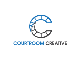 Courtroom Creative logo design by Landung