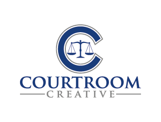 Courtroom Creative logo design by mhala