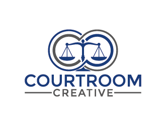 Courtroom Creative logo design by mhala