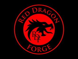 Red Dragon Forge logo design by ingepro