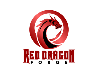 Red Dragon Forge logo design by Kruger