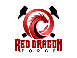 Red Dragon Forge logo design by Kruger