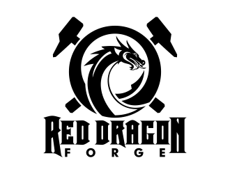 Red Dragon Forge logo design by Kruger