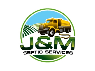 J & M Septic Services logo design by josephope