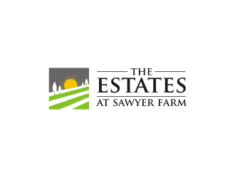 The Estates at Sawyer Farm logo design by R-art
