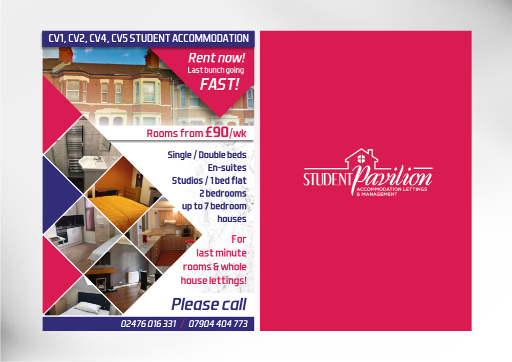 Student Pavilion Online Accommodation Booking Service logo design by AmduatDesign