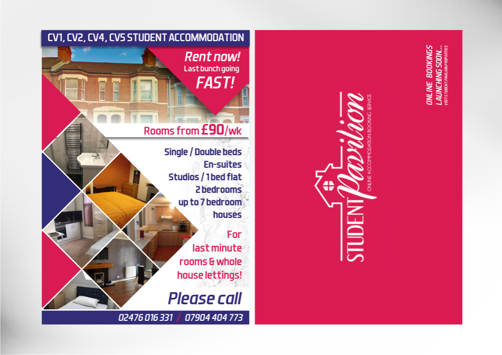 Student Pavilion Online Accommodation Booking Service logo design by AmduatDesign