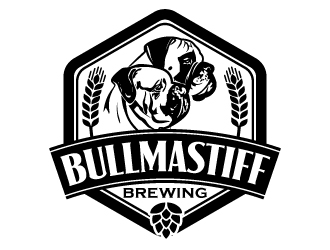 Mastiff Head Brewing logo design by jaize
