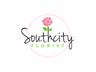Southcity Florist logo design by mutafailan
