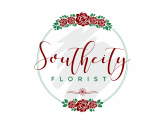 Southcity Florist logo design by mutafailan