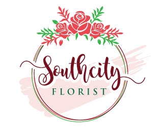 Southcity Florist logo design by Gaze