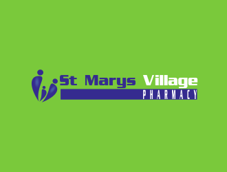 ST MARYS VILLAGE PHARMACY Logo Design