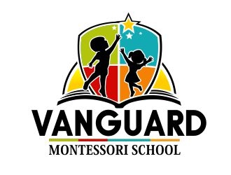 Vanguard Montessori School  logo design by veron