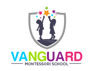Vanguard Montessori School  logo design by THOR_