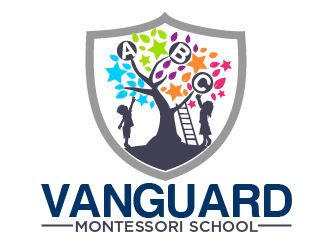 Vanguard Montessori School  logo design by THOR_