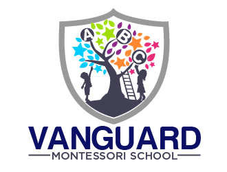 Vanguard Montessori School  logo design by THOR_