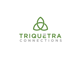 Triquetra Connections logo design by labo