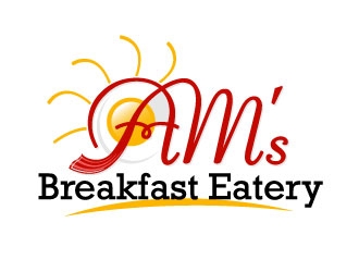 AMs Breakfast Eatery logo design by dondeekenz
