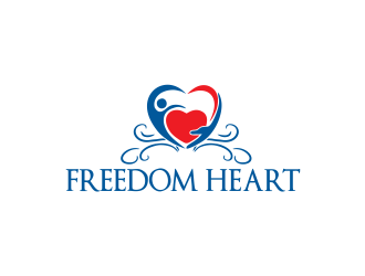 FREEDOM HEART logo design by giphone