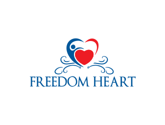 FREEDOM HEART logo design by giphone