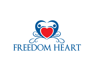 FREEDOM HEART logo design by giphone