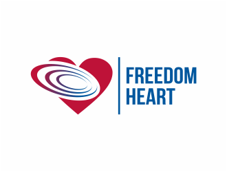 FREEDOM HEART logo design by mutafailan