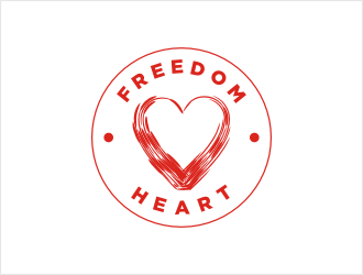 FREEDOM HEART logo design by bunda_shaquilla