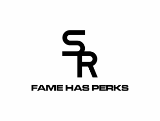 SR Fame Has Perks logo design by haidar