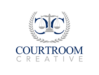 Courtroom Creative logo design by kunejo