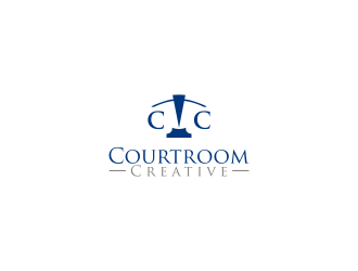 Courtroom Creative logo design by luckyprasetyo