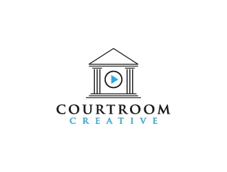 Courtroom Creative logo design by logogeek