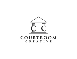 Courtroom Creative logo design by logogeek