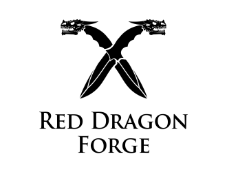 Red Dragon Forge logo design by beejo