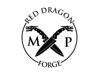 Red Dragon Forge logo design by beejo