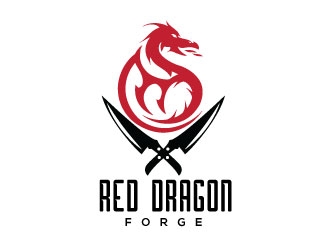Red Dragon Forge logo design by Suvendu
