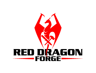 Red Dragon Forge logo design by reight