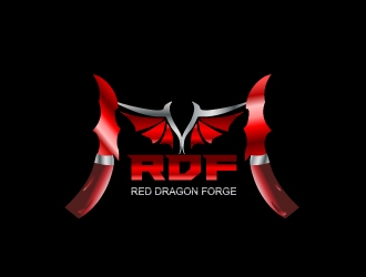 Red Dragon Forge logo design by samuraiXcreations