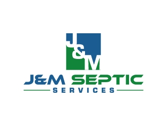 J & M Septic Services logo design by onep