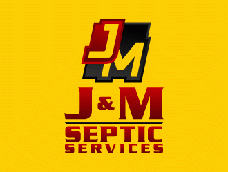 J & M Septic Services logo design by lestatic22