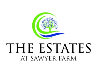 The Estates at Sawyer Farm logo design by jetzu