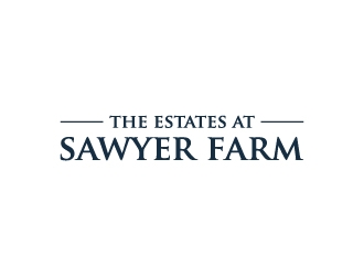 The Estates at Sawyer Farm logo design by Janee