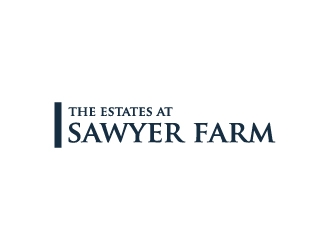 The Estates at Sawyer Farm logo design by Janee