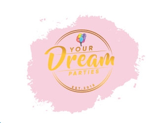 Your Dream Parties logo design by Erasedink
