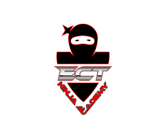Extreme Cheer and Tumble - Ninja Academy logo design by oke2angconcept