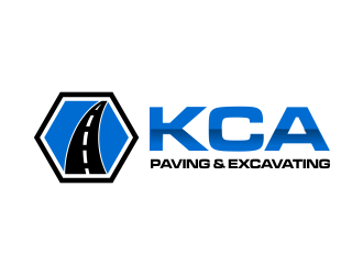 KCA Paving & Excavating logo design by oke2angconcept