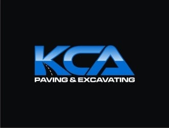KCA Paving & Excavating logo design by agil