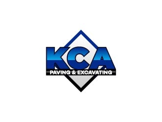 KCA Paving & Excavating logo design by N1one