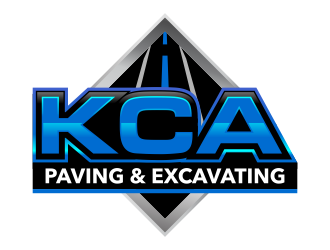 KCA Paving & Excavating logo design by ingepro