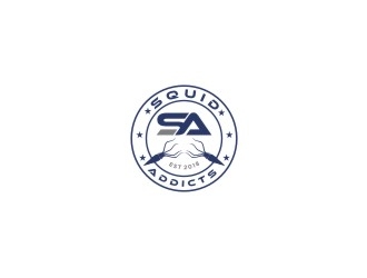 Squid Addicts logo design by bricton