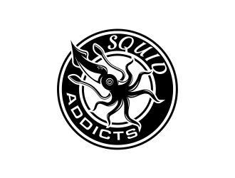 Squid Addicts logo design by evdesign
